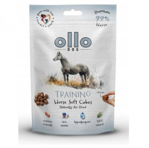 OLLO Air Dried Training Horse Cubes - leckerli für hunde - 80g