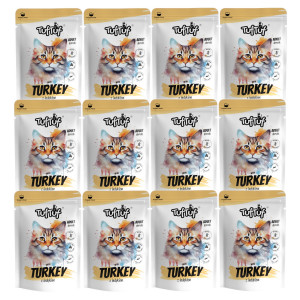 TUF TUF with turkey - nassfutter für Katzen - 12x100g