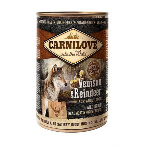 CARNILOVE Wild Wet Venison & Reindeer - Nassfutter für Hunde - 400g