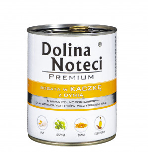 DOLINA NOTECI Premium Rich in duck with pumpkin - Nassfutter für Hunde - 800 g