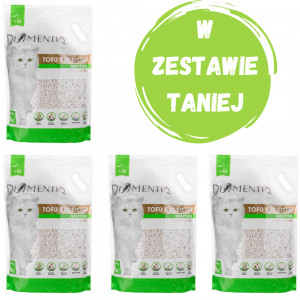 DIAMENTIQ Tofu Neutral Ultra klumpend – pflanzliche Katzenstreu – 4x4 kg