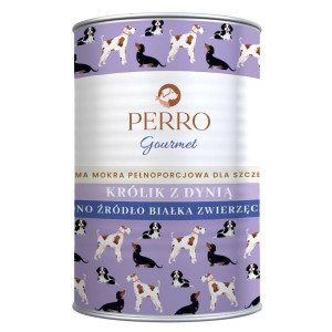 PERRO Junior Rabbit with pumpkin - Nassfutter für Hunde - 400g