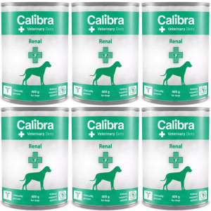 CALIBRA Veterinary Diets Renal Huhn - Nassfutter für Hunde - 6x400g