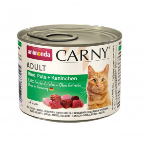 ANIMONDA Carny Adult Beef, turkey and rabbit - nassfutter für Katzen - 200g