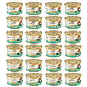 Purina Gourmet Gold Kaninchen - Nassfutter für Katzen - 24x85g