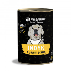 PAKA ZWIERZAKA Seventh Heaven Turkey with lamb - Nassfutter für Hunde - 400g