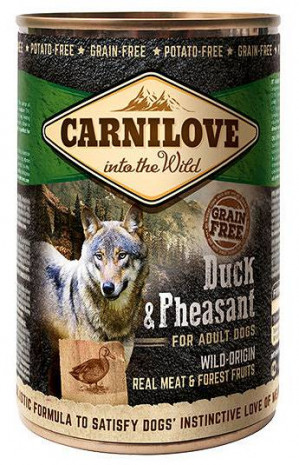 CARNILOVE Into the Wild Duck&Pheasant - Nassfutter für Hunde - 400 g