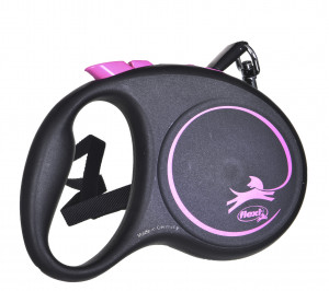 Flexi Black Design S 5 m Hund Rückziehbare Leine
