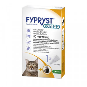 FYPRYST Combo 50/60mg - tropfen gegen flöhe und zecken für katzen – 1x0.5ml