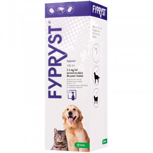 FYPRYST Fipronil - floh- und zeckenspray für hunde und katzen - 100 ml