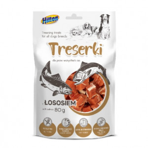 HILTON Treats with salmon - leckerli für hunde - 80g