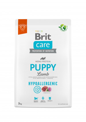 BRIT Care Hypoallergenic Puppy Lamb - Trockenfutter für Hunde - 3 kg