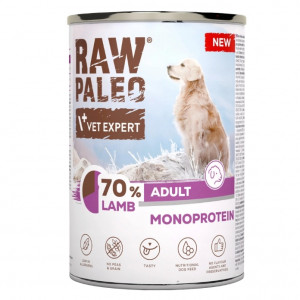 VETEXPERT Raw Paleo Lamm - Nassfutter für Hunde - 400g