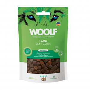 WOOLF Soft Cubes Lamb - leckerli für hunde - 100g