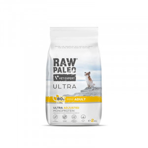 RAW PALEO Ultra Mini Adult Truthahn – Trockenfutter für Hunde – 2 kg