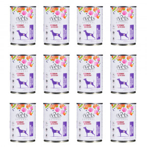 4VETS Natural Gastro Intestinal Dog - Nassfutter für Hunde - 12x400 g