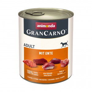 ANIMONDA GranCarno Adult with Duck - Nassfutter für Hunde - 800g