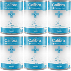 CALIBRA Veterinary Diets Hepatic - Nassfutter für Hunde - 6x400g