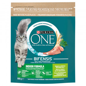 PURINA One Bifensis Adult Indoor - Trockenfutter für Katzen - 800 g 