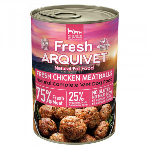 ARQUIVET Fresh Chicken Meatballs - nassfutter für Hunde - 400g