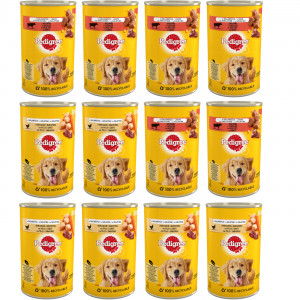 Pedigree 5900951015830 Hunde-Dosenfutter Rind Adult 400 g