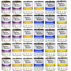 DOLINA NOTECI Premium MIX 4 GESCHMACKSRICHTUNGEN - Nassfutter für Hunde - 30x800g