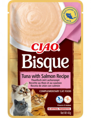 INABA Ciao Bisque Tuna with Salmon - Katze behandeln - 40g