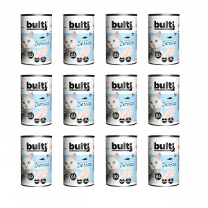 BULTI Rich in cod - nassfutter für Katzen - 12x400g