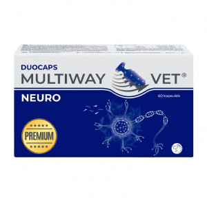 JM SANTE Multiway Vet Duocaps Neuro - twist-off kapseln zur unterstützung des nervensystems für hund und katze – 60 stück