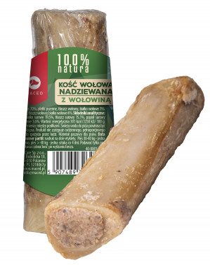 MACED Bone stuffed with beef - kauartikel für hunde - 150g