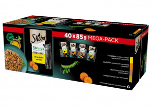 SHEBA Nature's Collection Poultry Flavors in jelly - nassfutter für Katzen - 40 x 85g