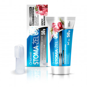 EUROWET Stoma-Żel Beef - zahnpasta und zahnbürste für hunde und katzen - 50 mg