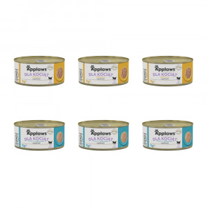 APPLAWS Kitten Mix Geschmacksrichtungen in Gelee - Katzennassfutter - 6x70g