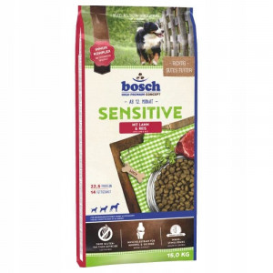 BOSCH Sensitive Lamb&Rice - Trockenfutter für Hunde - 15 kg