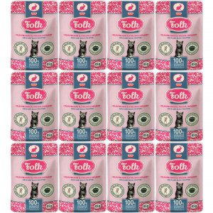 FOLK Kitten Zartes Gericht für Kitten mit Kaninchen – Nassfutter für Katzen – 12x85g