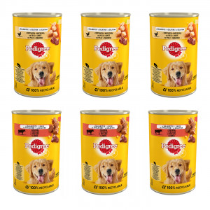 Pedigree 5900951015830 Hunde-Dosenfutter Rind Adult 400 g