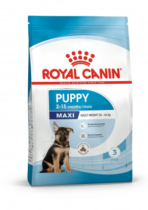 Royal Canin Maxi Puppy 15 kg Welpe Reis, Gemüse