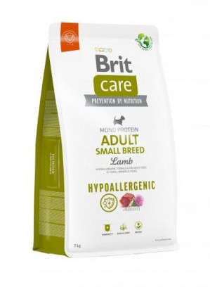 BRIT Care Hypoallergenic Adult Small Breed Lamb&Rice - Trockenfutter für Hunde - 7 kg