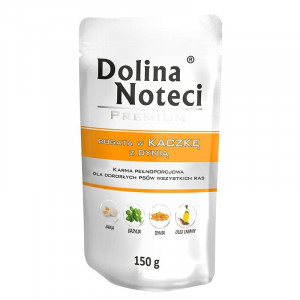 DOLINA NOTECI PREMIUM Nasses Hundefutter Ente mit Kürbis 150 g