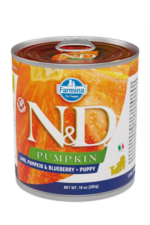 Nasses Hundefutter - FARMINA N&D DOG LAMB&PUMPKIN&BLUEBERRY PUPPY 285g