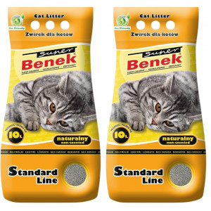 CERTECH Super Benek Standard Natur – klumpende Katzenstreu – 2x10l