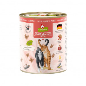 GRANATAPET DeliCATessen Turkey and shrimps - nassfutter für Katzen - 800g