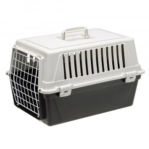 FERPLAST Atlas 20 EL - Tiertransporter, grau chwarz