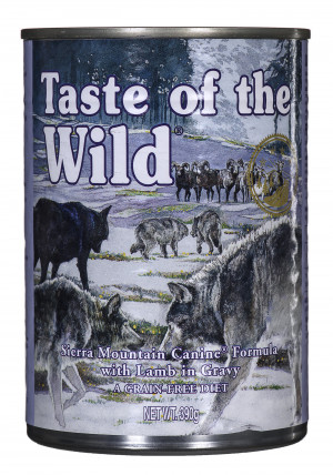 TASTE OF THE WILD Sierra Mountain - Nassfutter für Hunde - 390 g