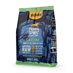 PRIMAL SPIRIT Iberian Sardine – halbfeuchtes Hundefutter – 1 kg
