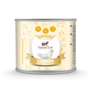 NATURAL TRAIL Cat Monoprotein Chicken - nassfutter für Katzen - 185g
