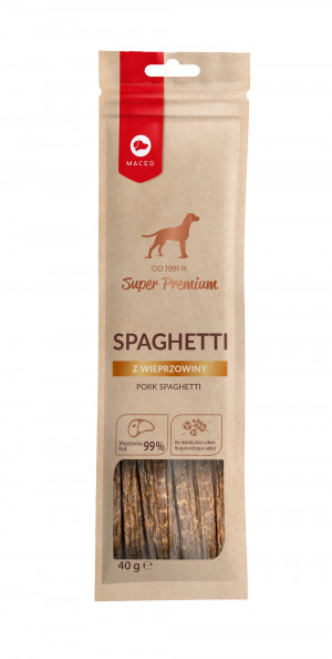 MACED Pork Spaghetti - Hundeleckerli - 40g