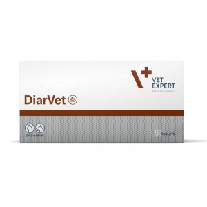 VETEXPERT Diarvet - nahrungsergänzungsmittel für hunde und katzen - 6 tabletten