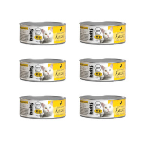 BULTI Rich in duck - nassfutter für Katzen - 6x85g