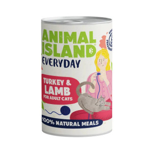 ANIMAL ISLAND Everyday Turkey and lamb - nassfutter für Katzen - 400g